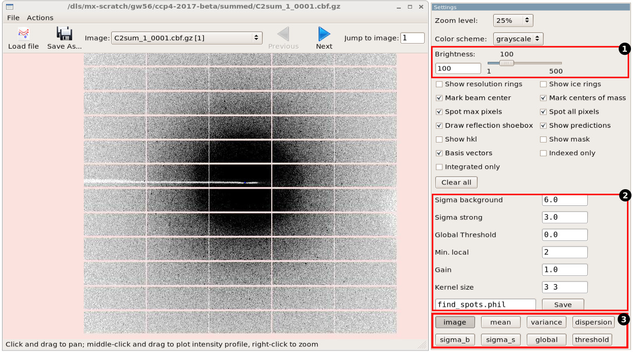 Processing In Detail Ccp4 Workshop Edition Dials Documentation